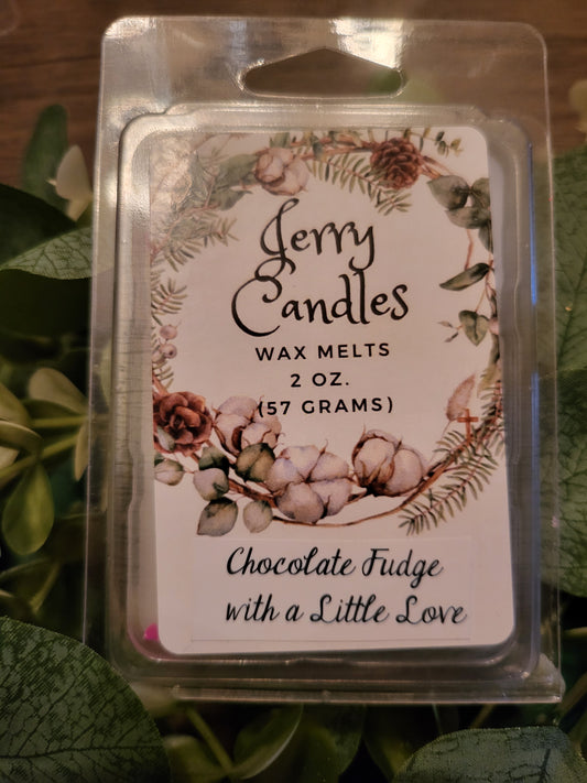 2 oz. Chocolate Fudge with a Little Love Wax Melts